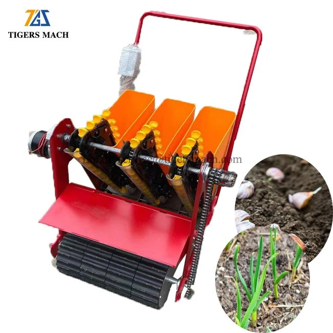 automatic garlic seeder planting machinery